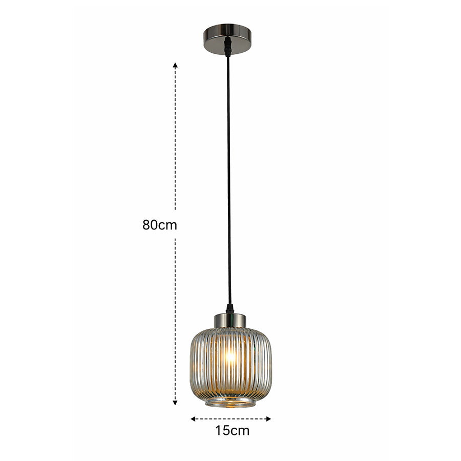 Garrin Glass Pendant Light - 15cm