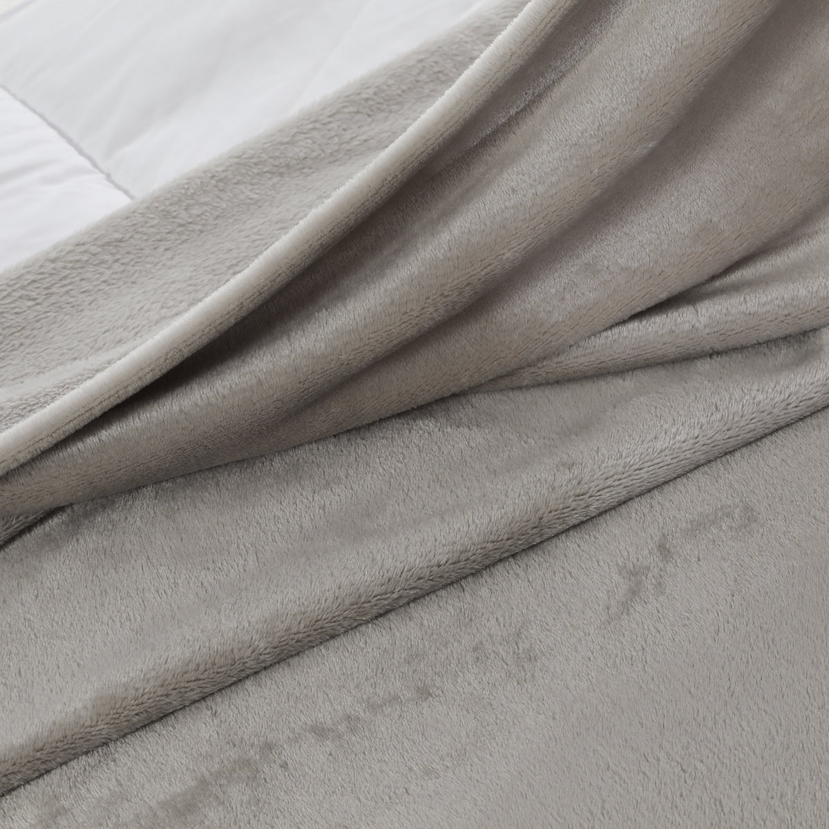 Roe Flannel Blanket Grey