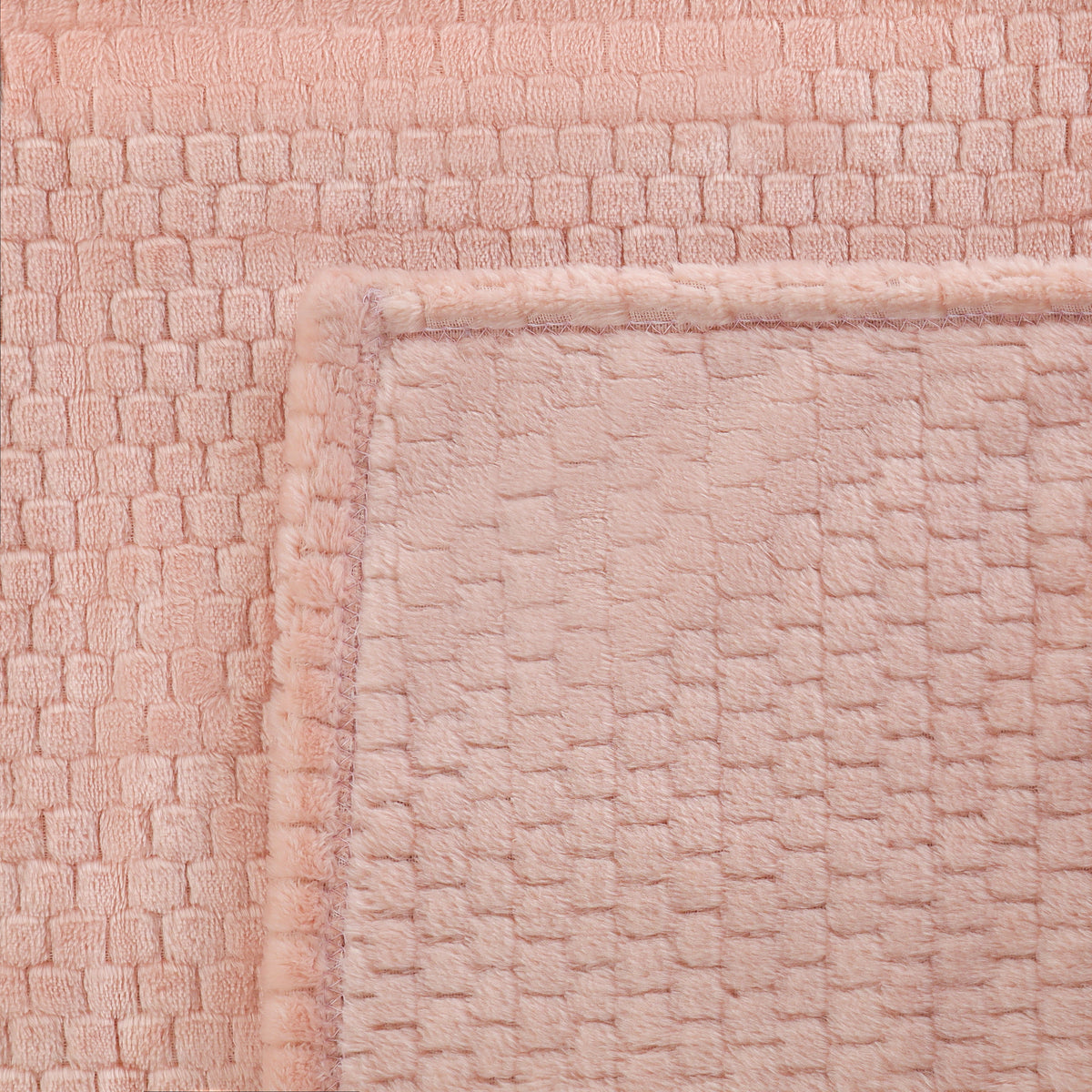 Elodie Flannel Blanket Pink