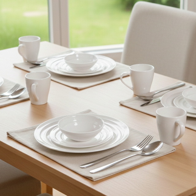 Cosette Opal Dinnerware 16pc Set