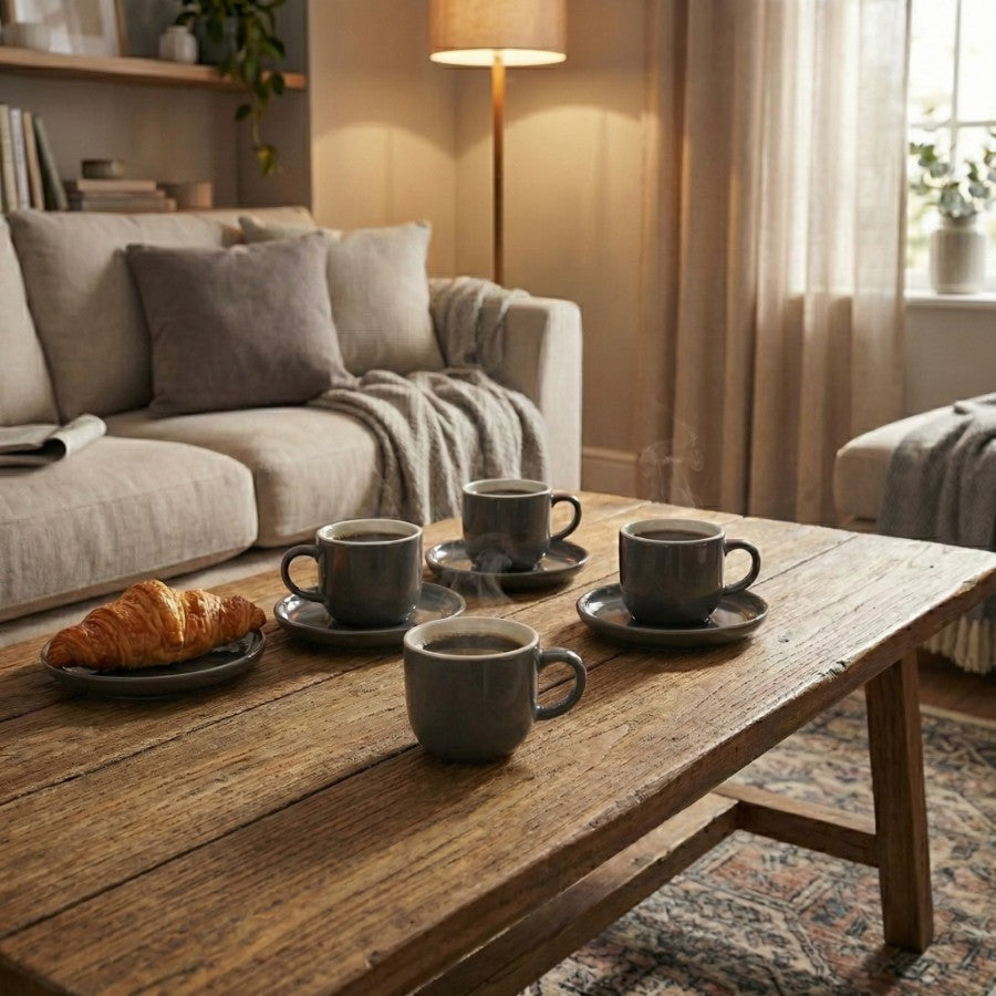 Senna Cup And Saucer 8pc Set