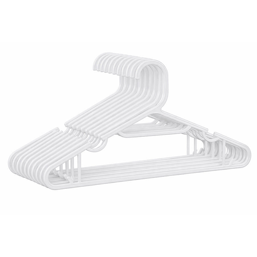 Zoya Basic Hanger 10pc Set White