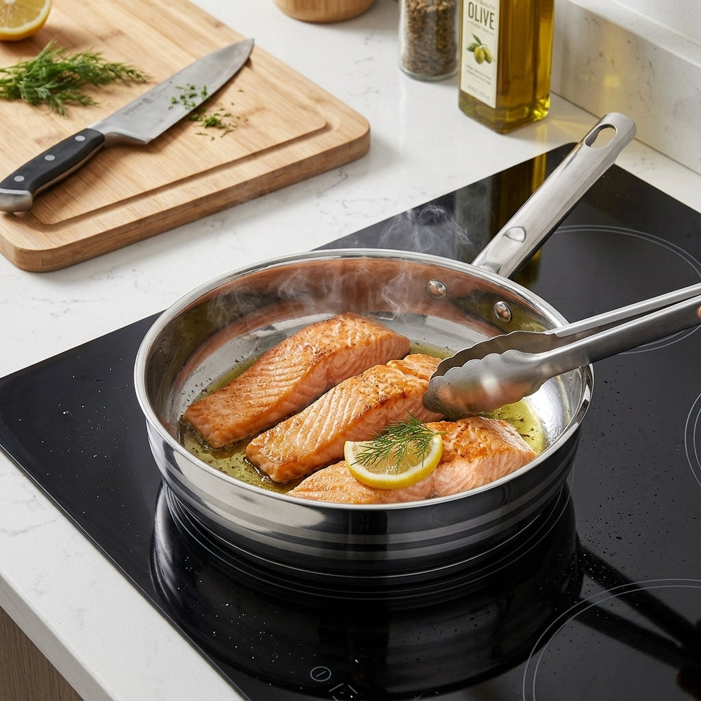 Noe Stainless Steel Frying Pan