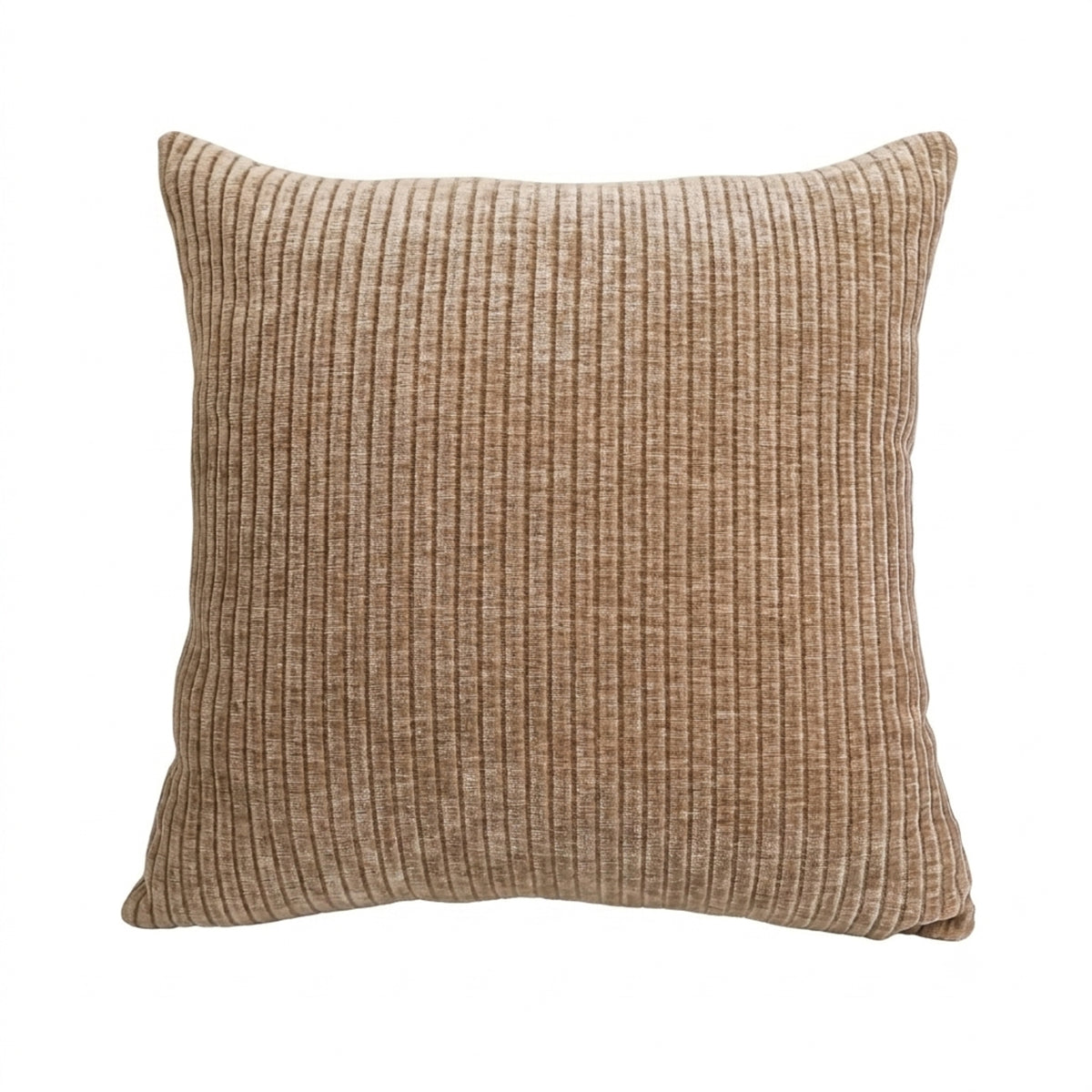 Mir Chenille Taupe Oatmeal Throw Pillowcase