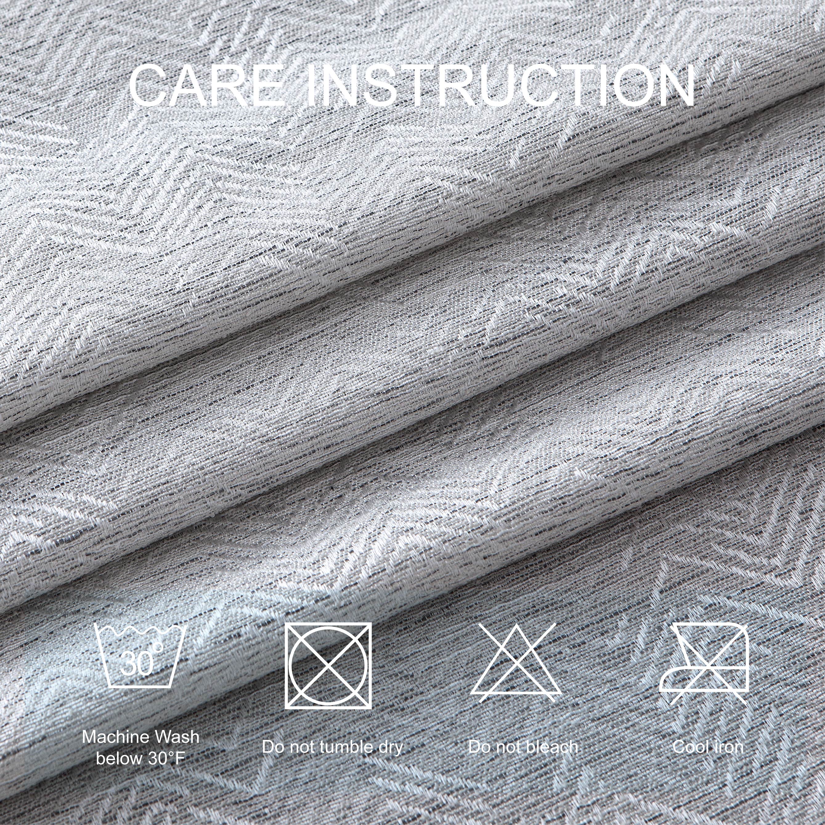 Adda Gray Faux Linen Curtain