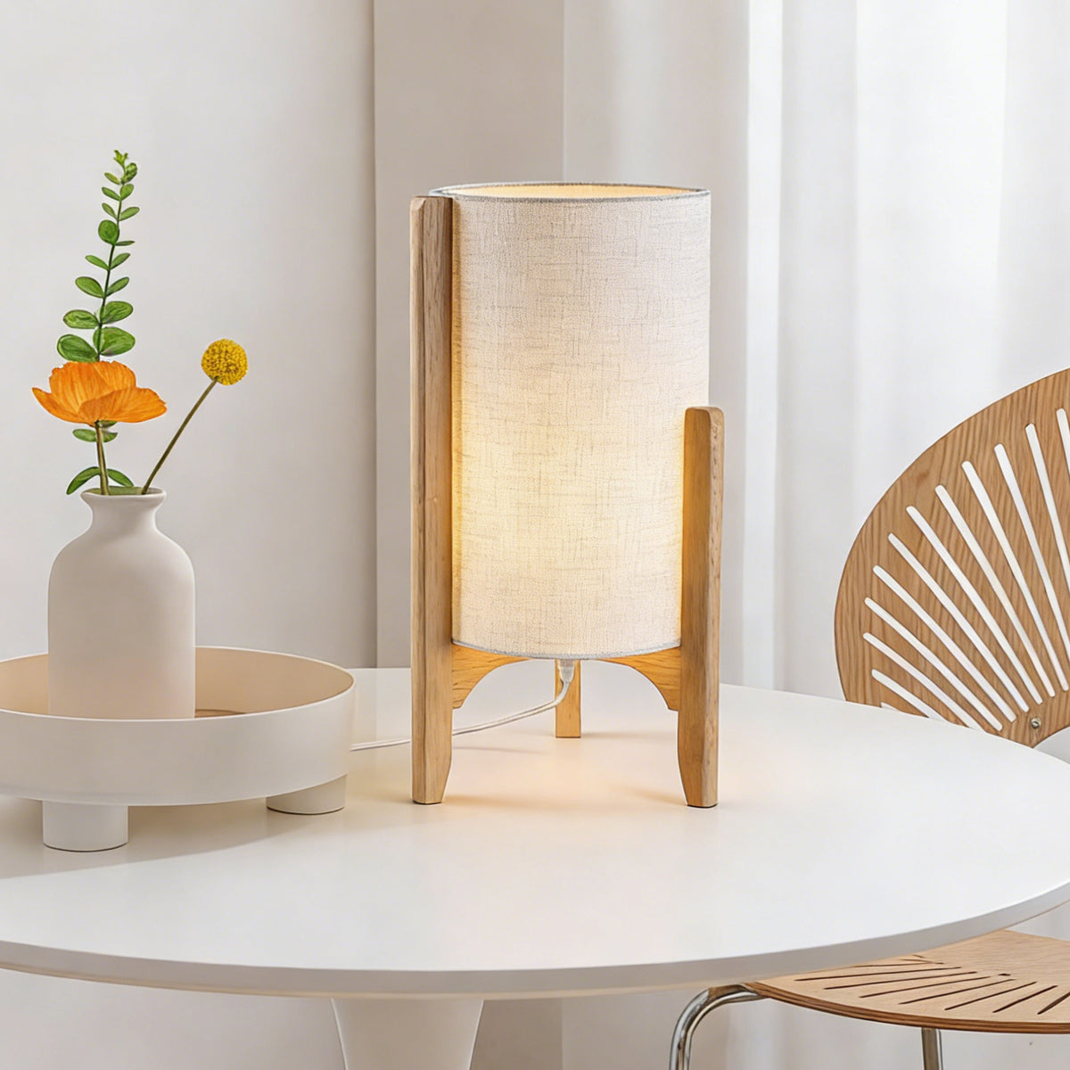 Yago Wood Table Lamp