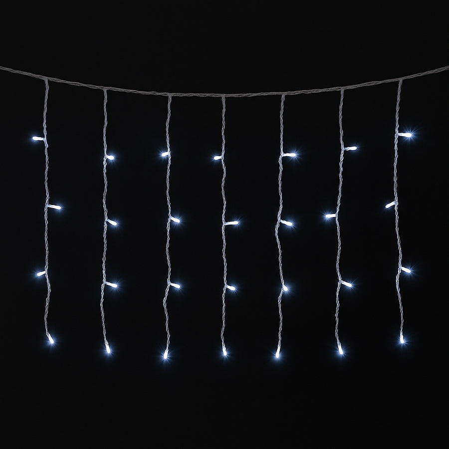 Christmas Curtain Lights 200LED Cool with Flash
