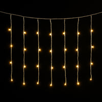 Christmas Curtain Lights 200LED Warm with Flash