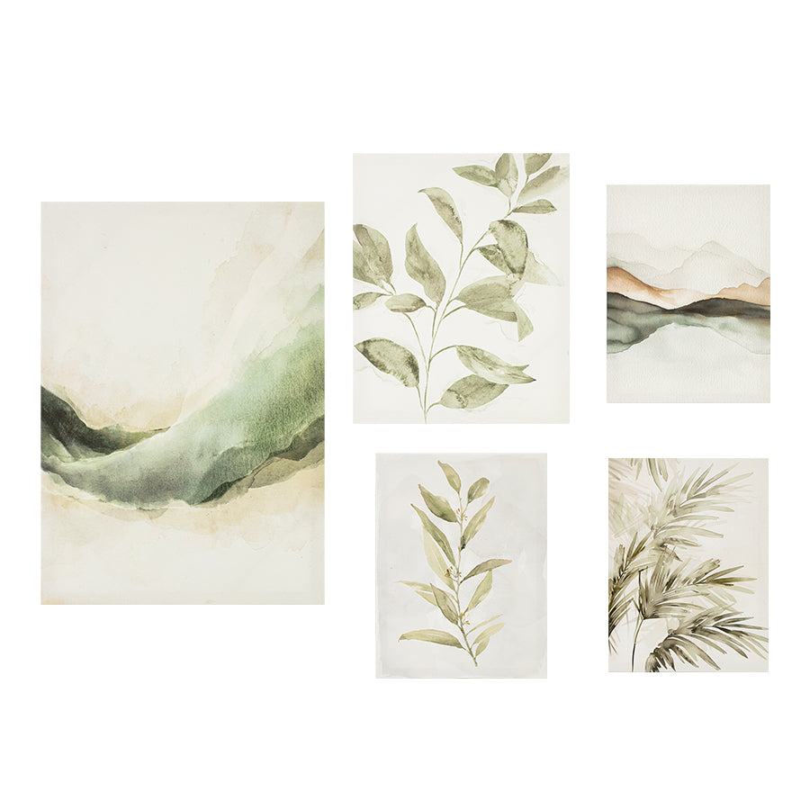 Udell Set of 5 Canvas Wall Art