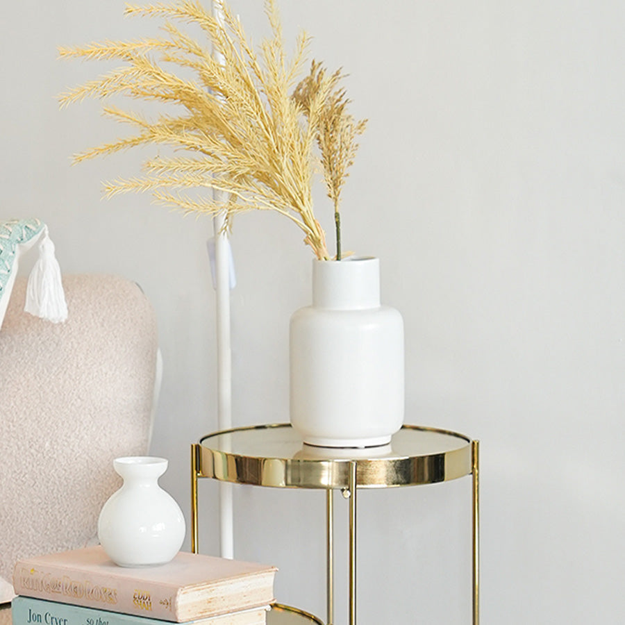 Primru White Ceramic Vase