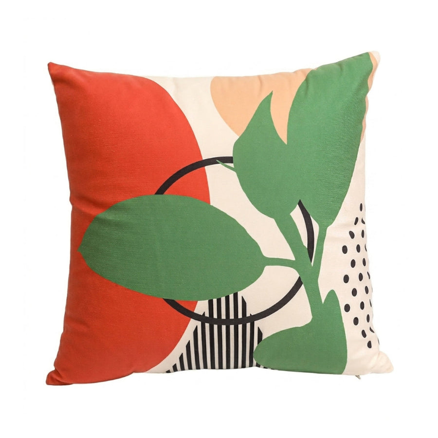 Lumi Sunrise Leaves Throw Pillowcases Set of 4