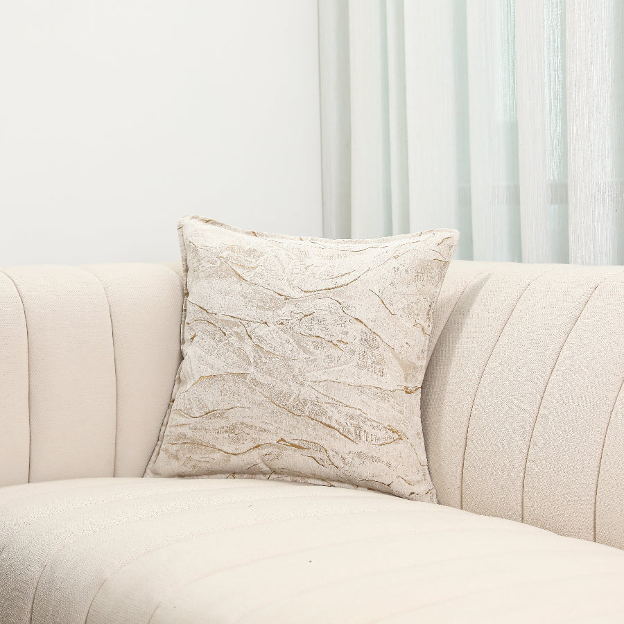 Mari Jacquard Marble Throw Throw Pillowcase