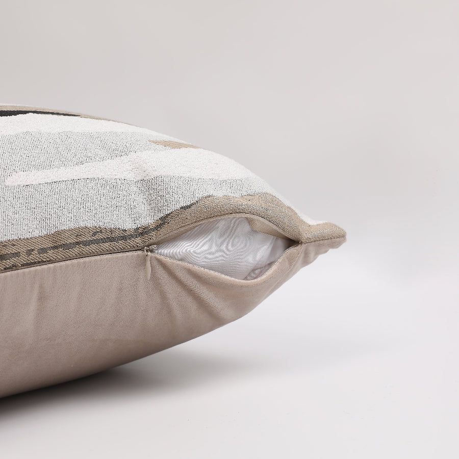 Mari Jacquard Soft Horizon Throw Pillowcase