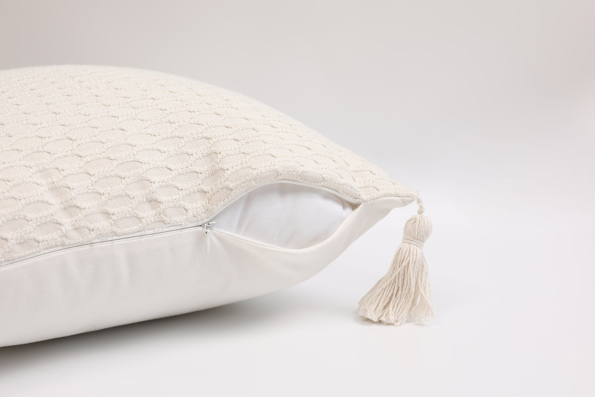 Mair Boho Waffle Texture Throw Pillowcase