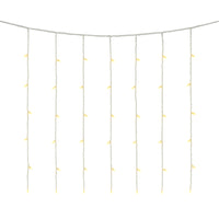 Christmas Curtain Lights 200LED Warm with Flash