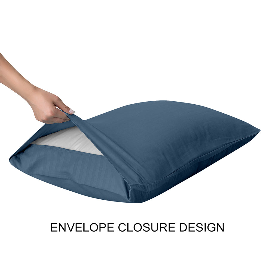 Deluxe Cool Gray Plain 4pc Sheet Set
