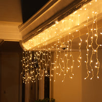Christmas Curtain Lights 200LED Warm with Flash