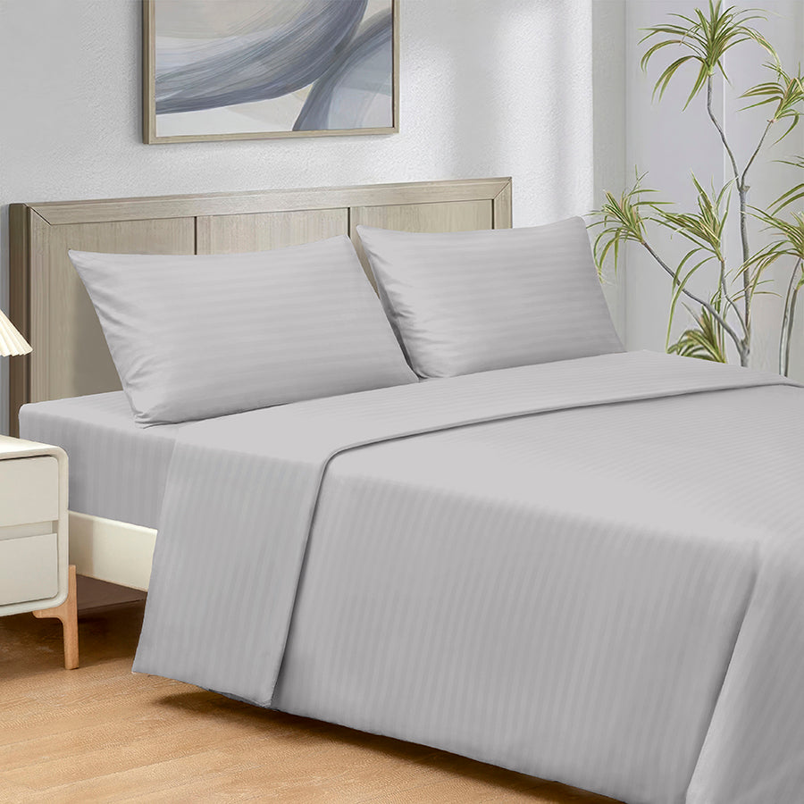 Deluxe Espresso Plain 4pc Sheet Set