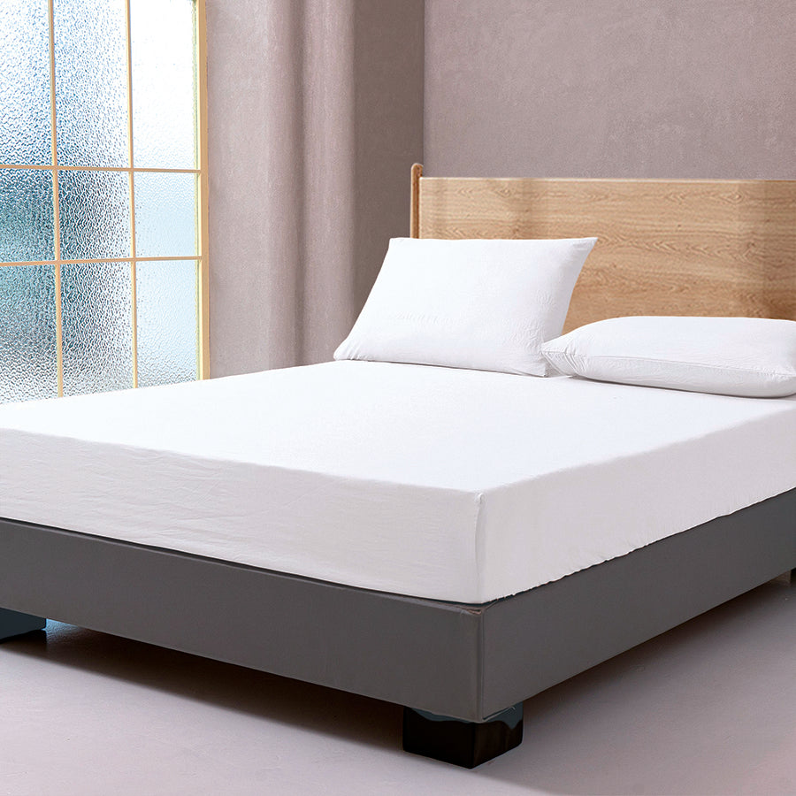 Super Soft White 4pc Flat Sheet Set