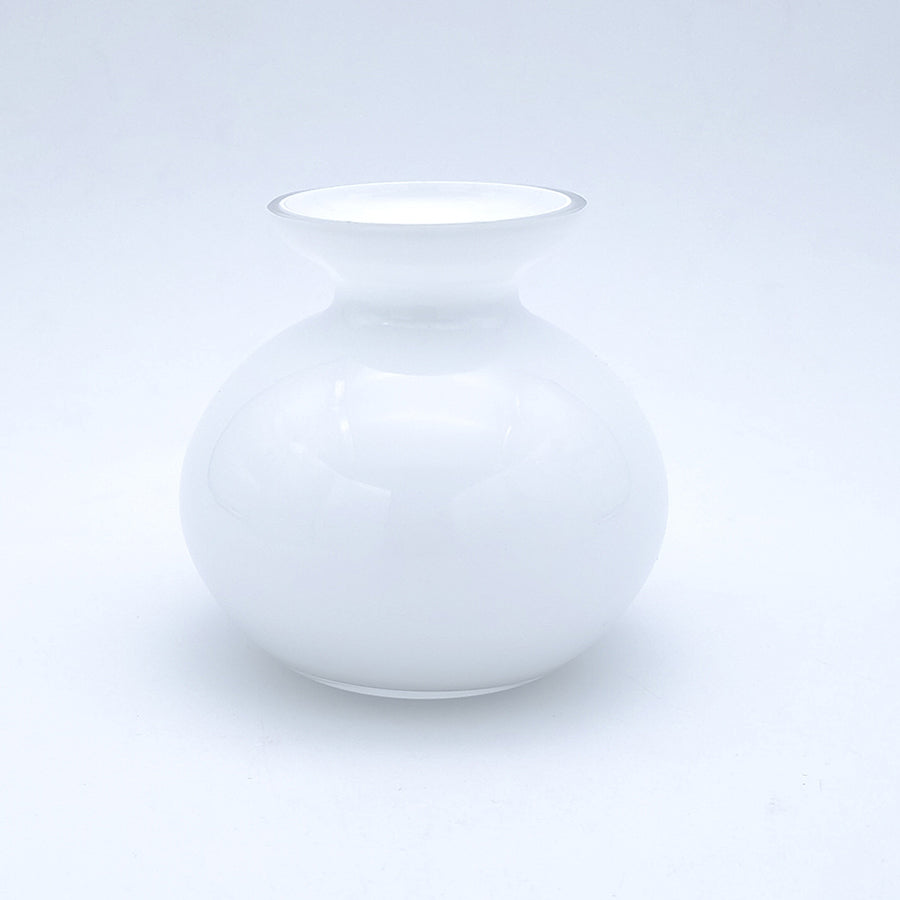 Aryballos Glass Vase White