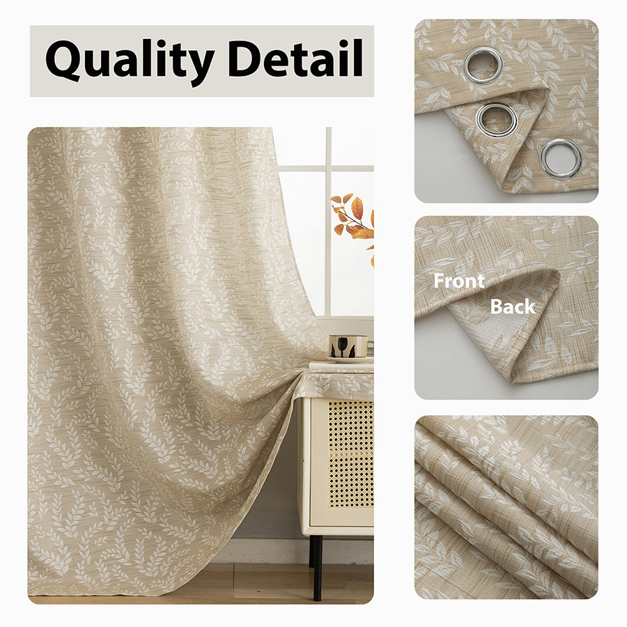 Berne Sand Linen Curtain