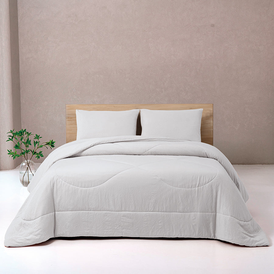Super Soft Cloud Gray Bed In A Bag