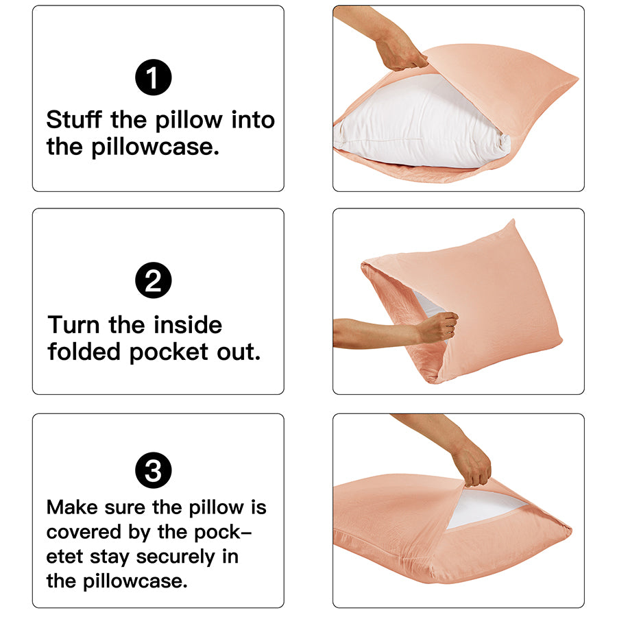 Super Soft Pink Sand Pillowcases