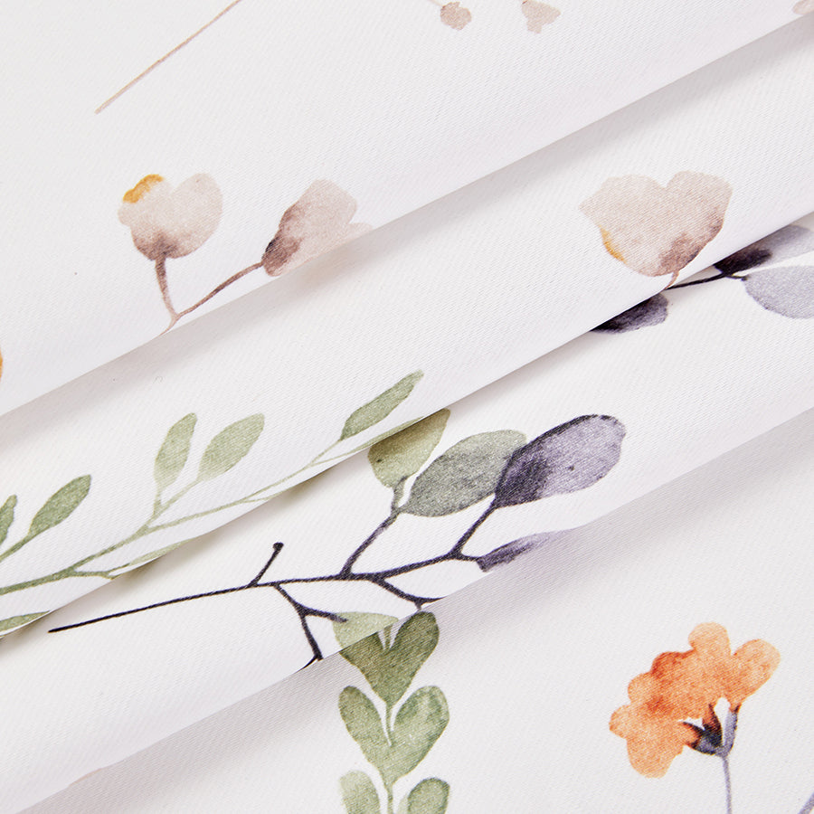 Barthel Plain & Print Set Of 3 Curtains