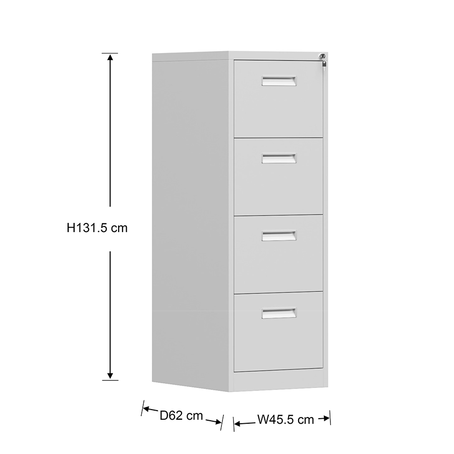 Alex Vertical 4 Drawer Cabinet