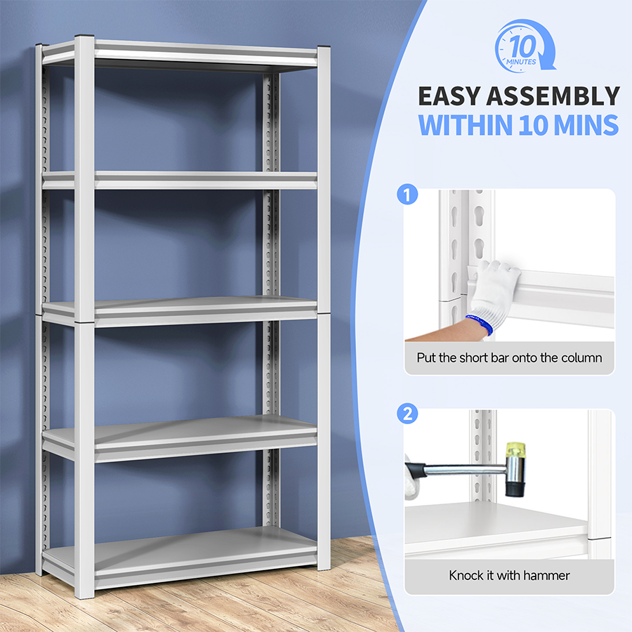 Magnus 5 Tier Adjustable Metal Rack