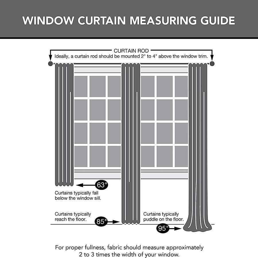 Brita White Pearl Set of 2 Curtains