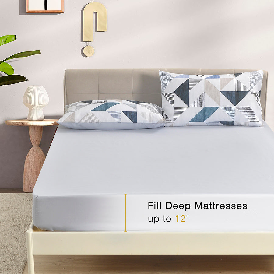 Kriss Comfort Printed 4pc Sheet Set