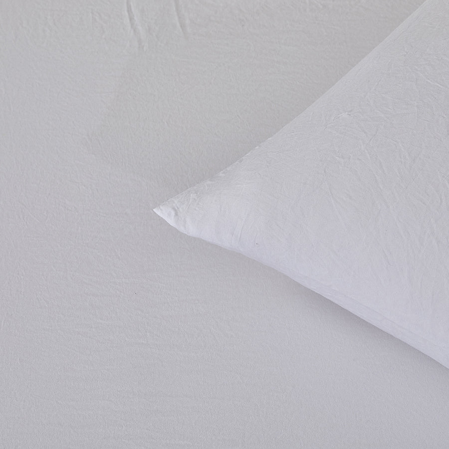 Super Soft White 4pc Flat Sheet Set