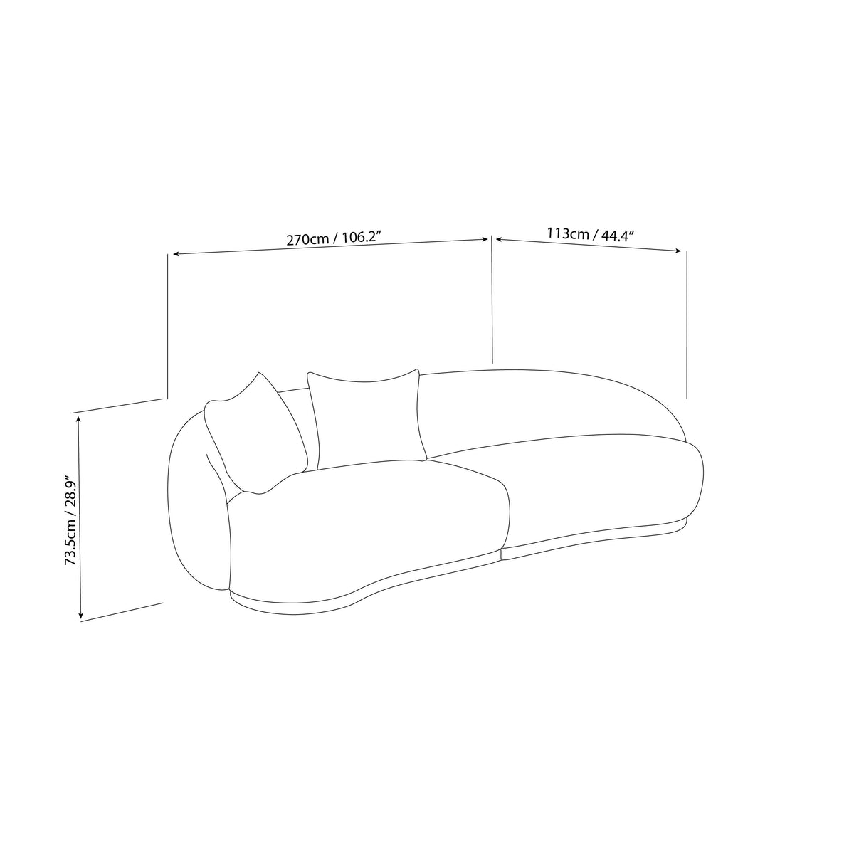 Bloom 3 Seater Sofa
