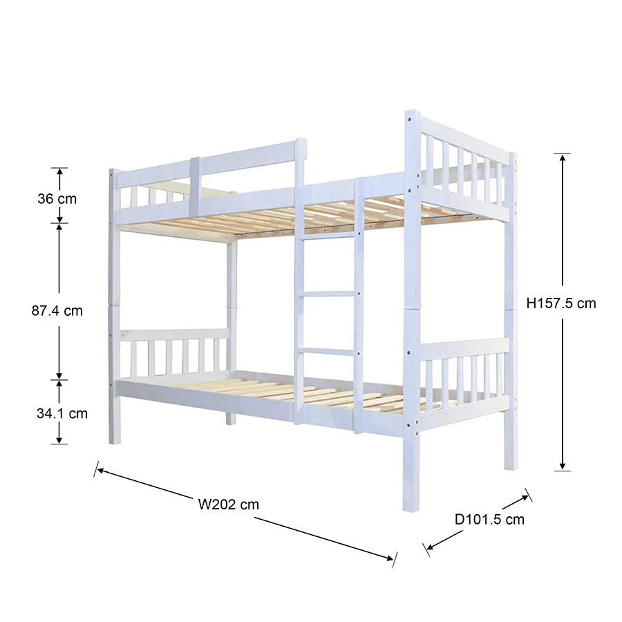 Double hot sale decker cot