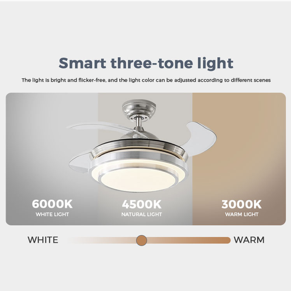 Frode Ceiling Fan with Retractable Blade