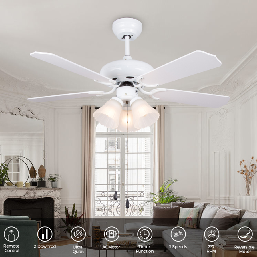 Falko Ceiling Fan with Pull Chain