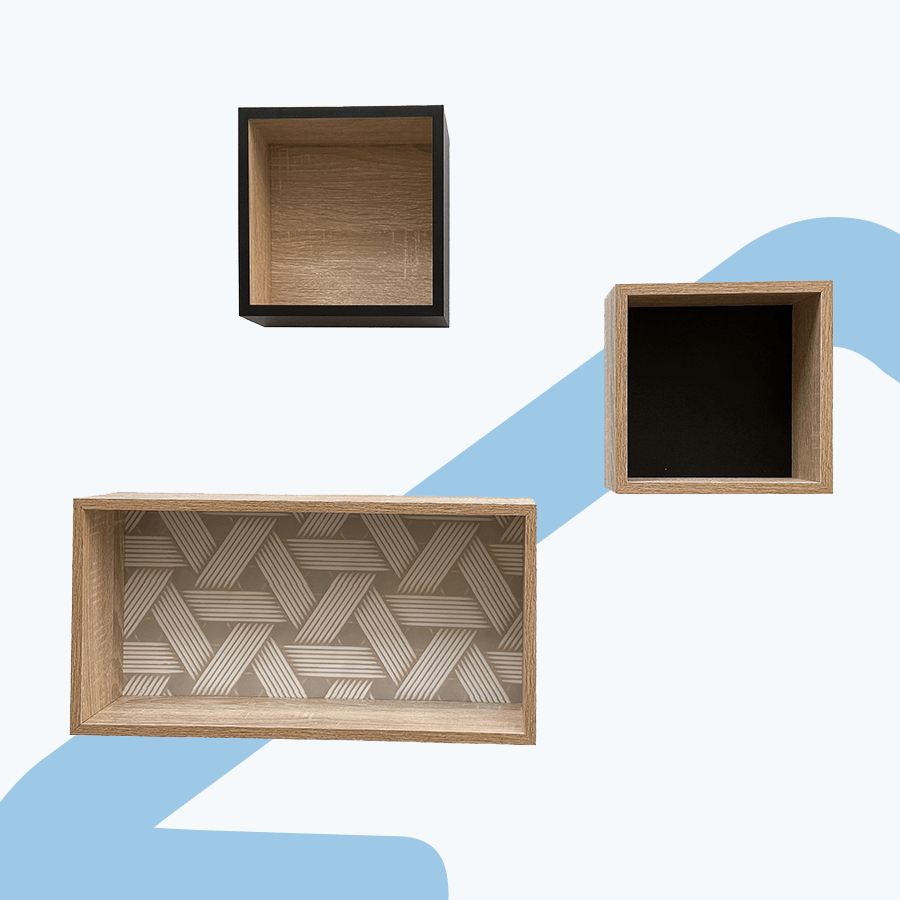 Amell Set of 3 Decorative Shelf