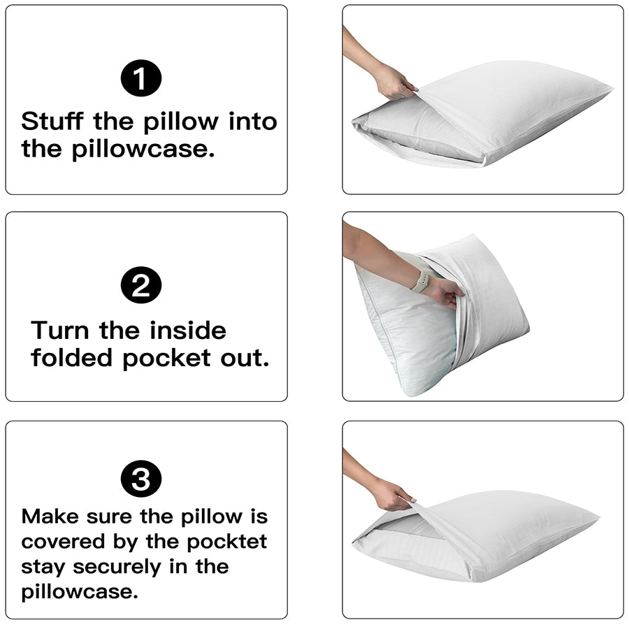 Deluxe White Plain 4pc Sheet Set