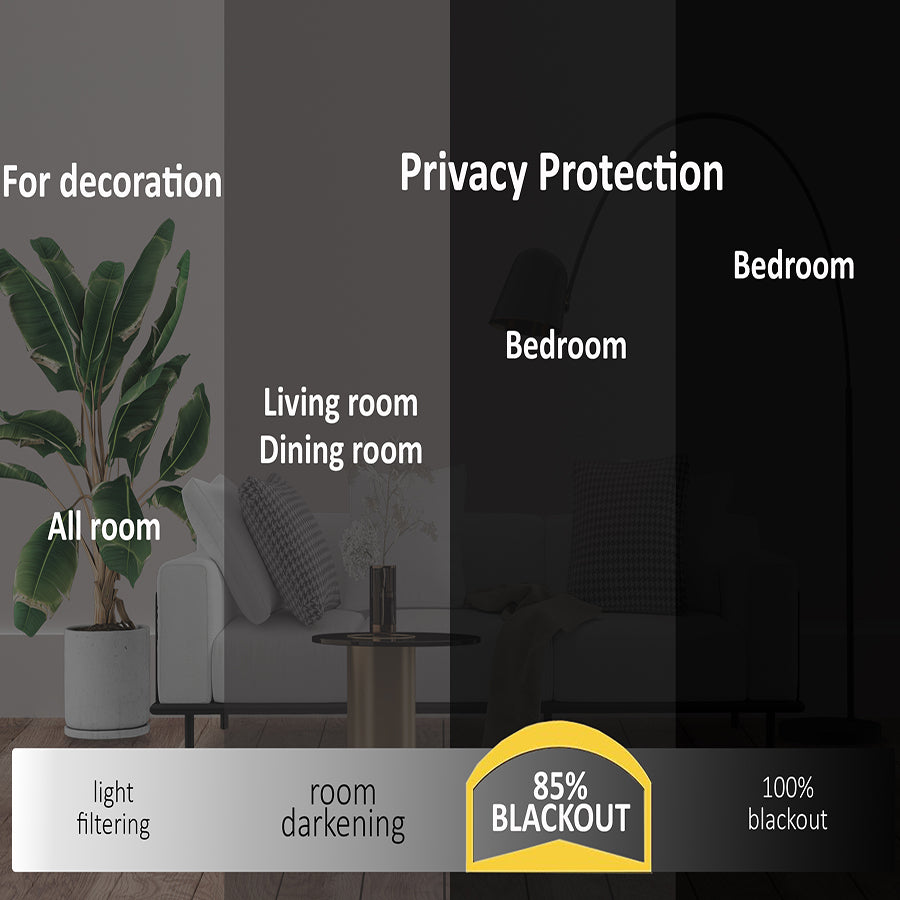 Beint Semi Blackout 54x85" Set of 2