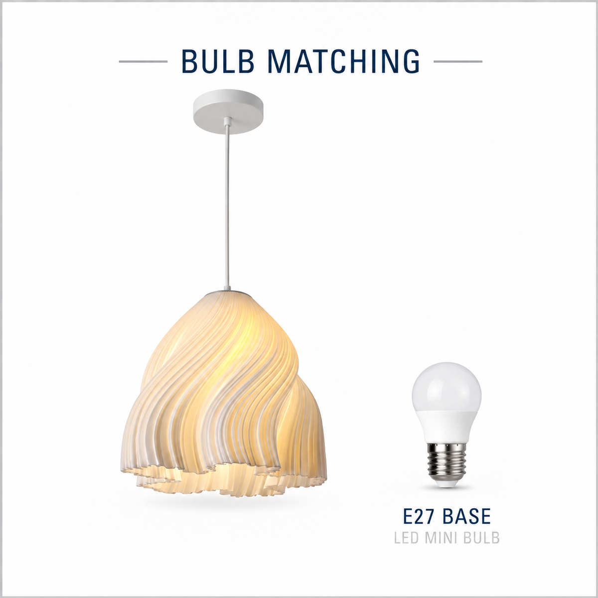 Priska 3D Print Pendant Light - 30 cm