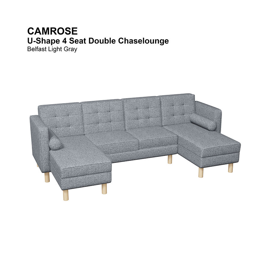 Camrose U-shape 4 Seat Double Chaise