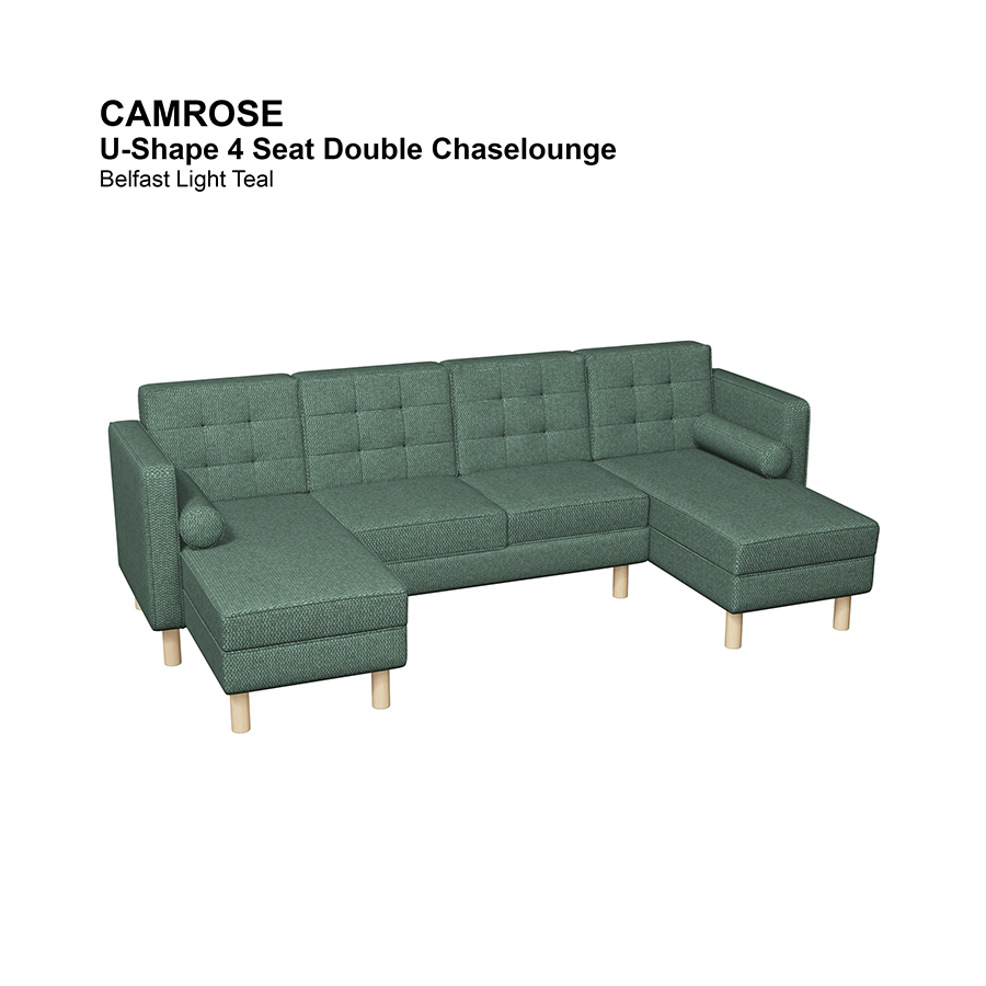 Camrose U-shape 4 Seat Double Chaise