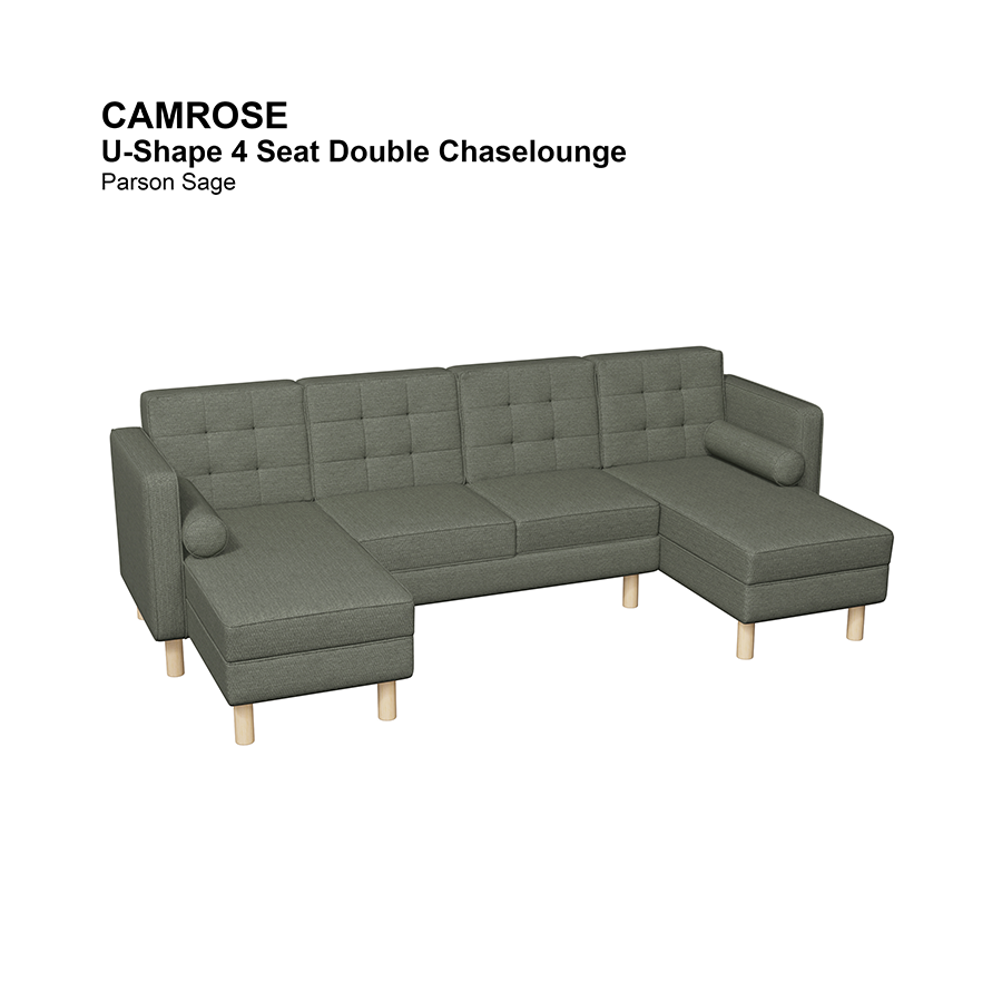 Camrose U-shape 4 Seat Double Chaise