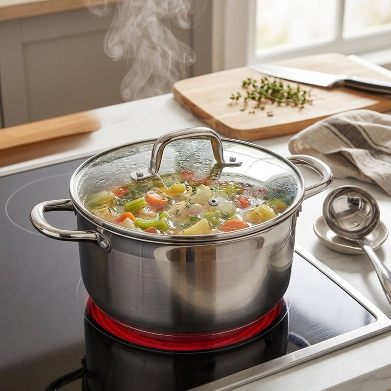 Kai Stainless Steel Soup Pot with Lid