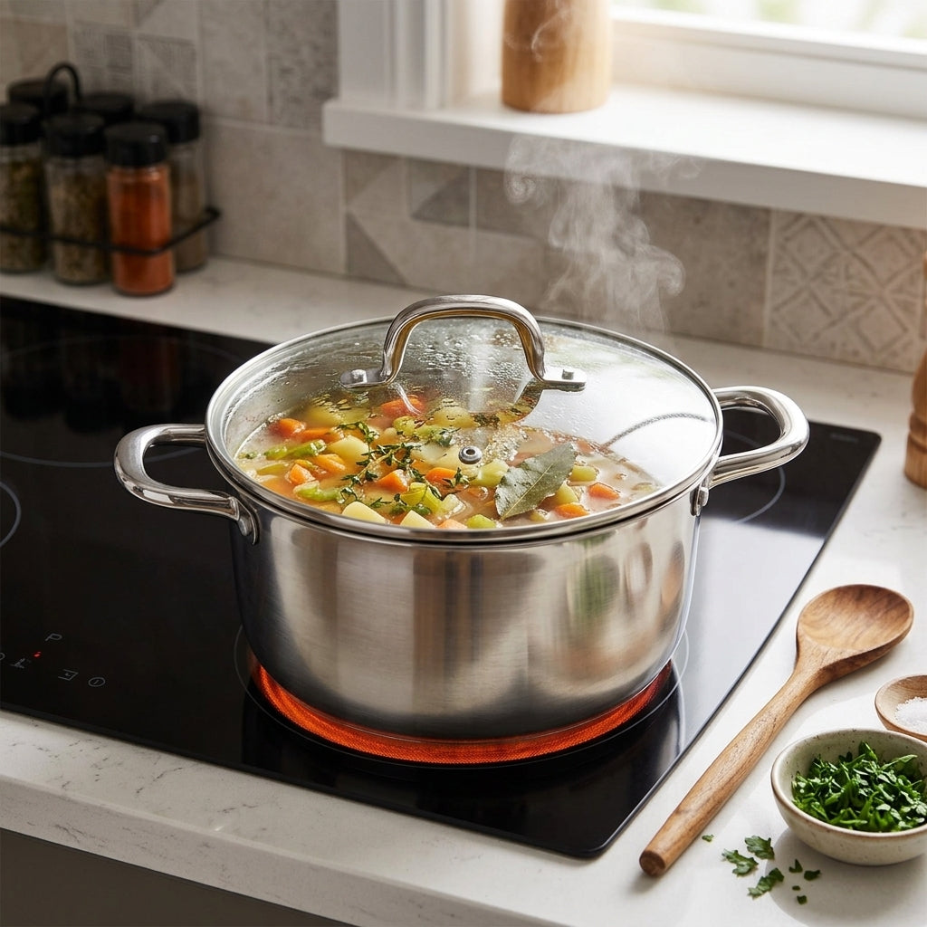 Kai Stainless Steel Soup Pot with Lid