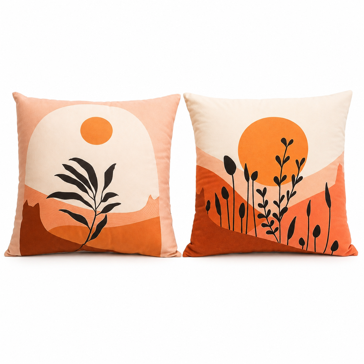 Lumi Golden Horizon Throw Pillowcases Set of 2