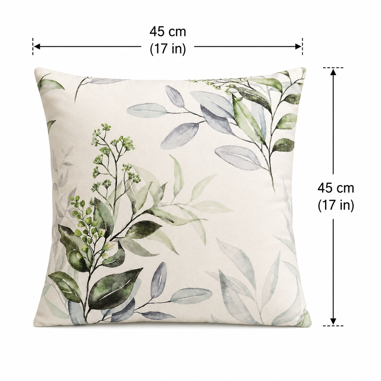 Lumi Lush Leaves Throw Pillowcases Set of 3