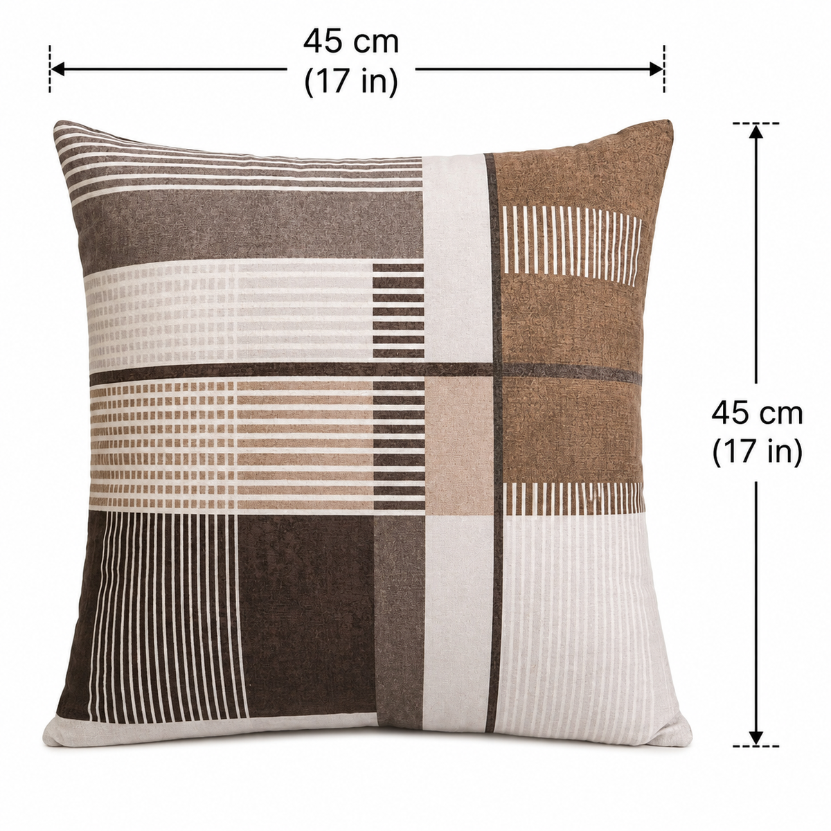 Lumi Urban Grid Throw Pillowcase