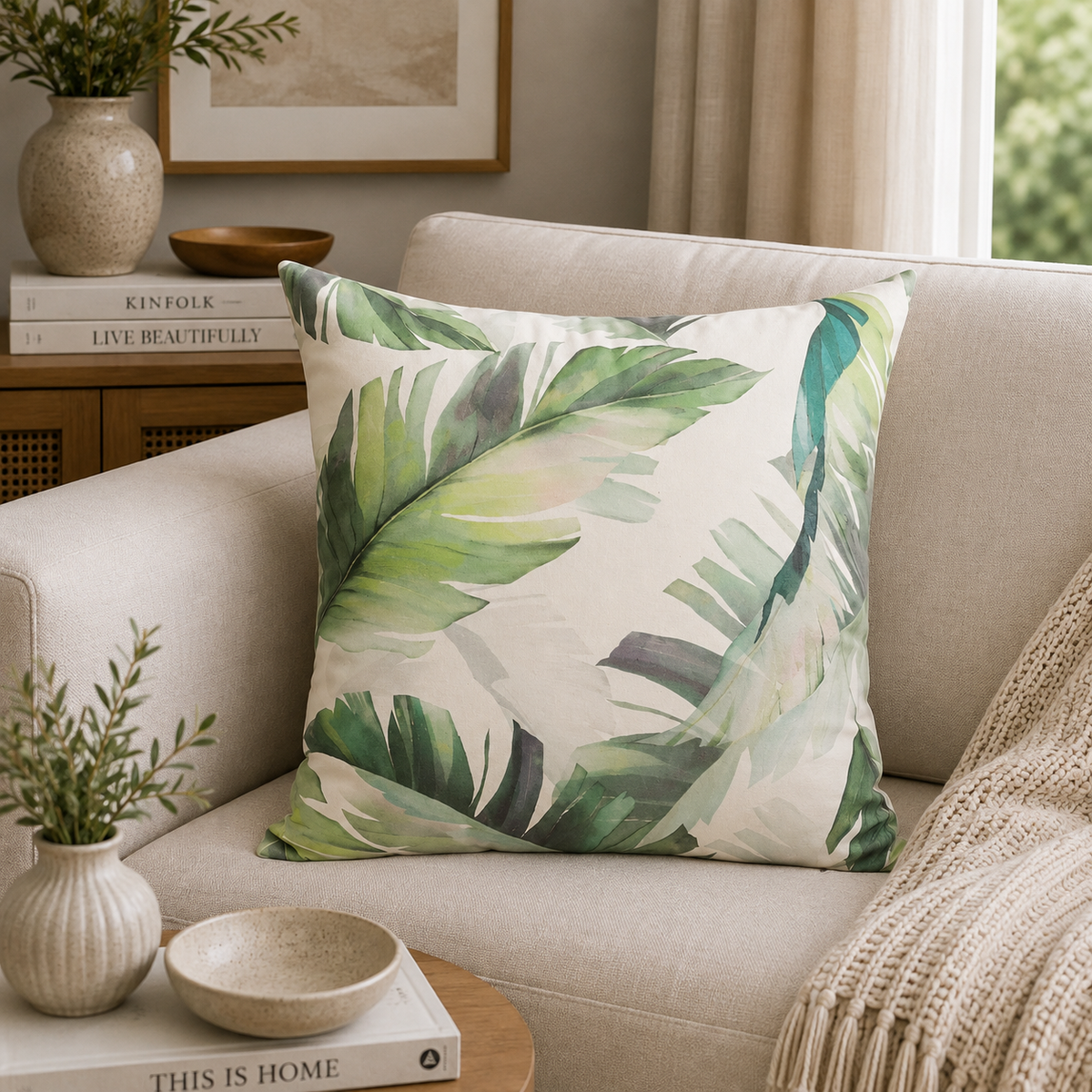 Lumi Tropical Breeze Throw Pillowcase